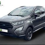 Ford EcoSport 1.0 EcoBoost ST-Line cinzento, visto de frente e de lado